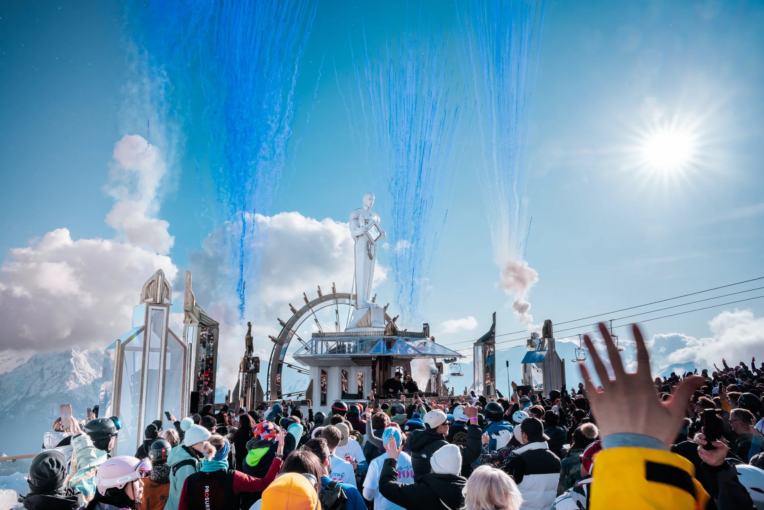 Tomorrowland Winter, Les scènes