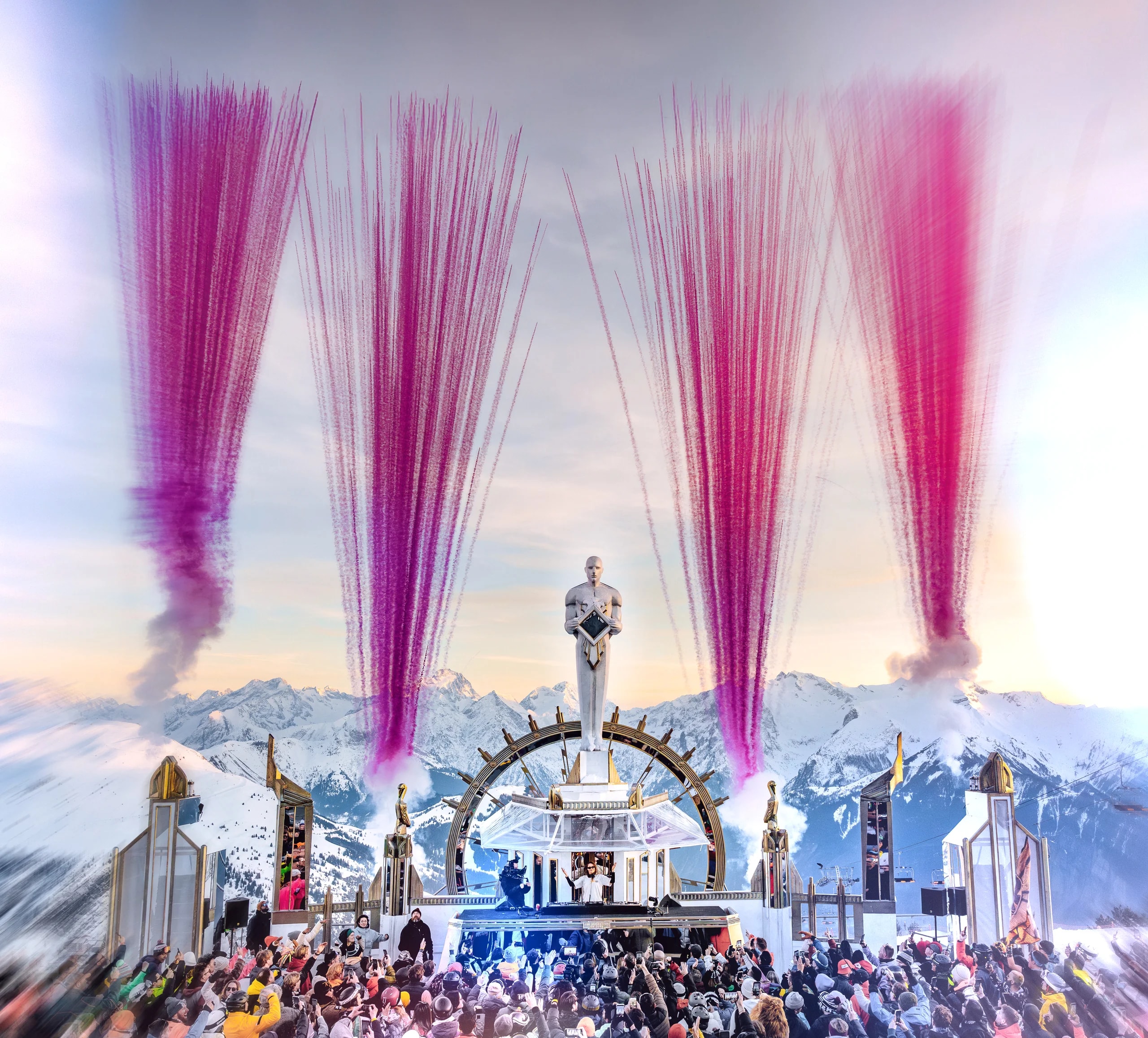 Tomorrowland Winter, Les scènes